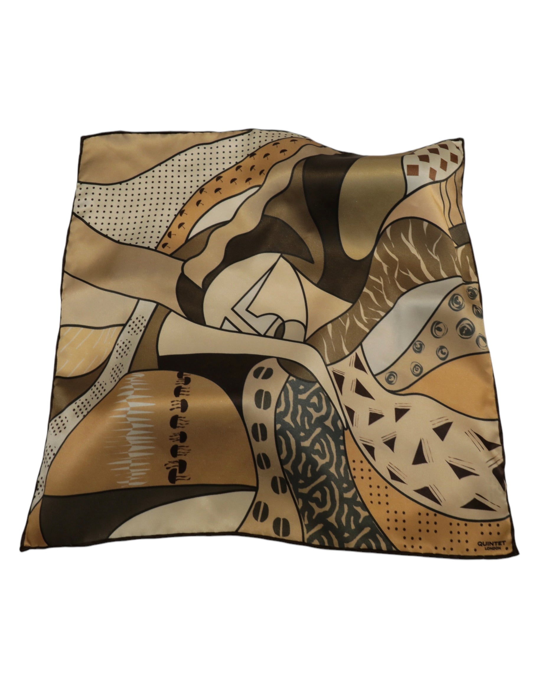 Signature Pocket Square - Brown & Neutrals