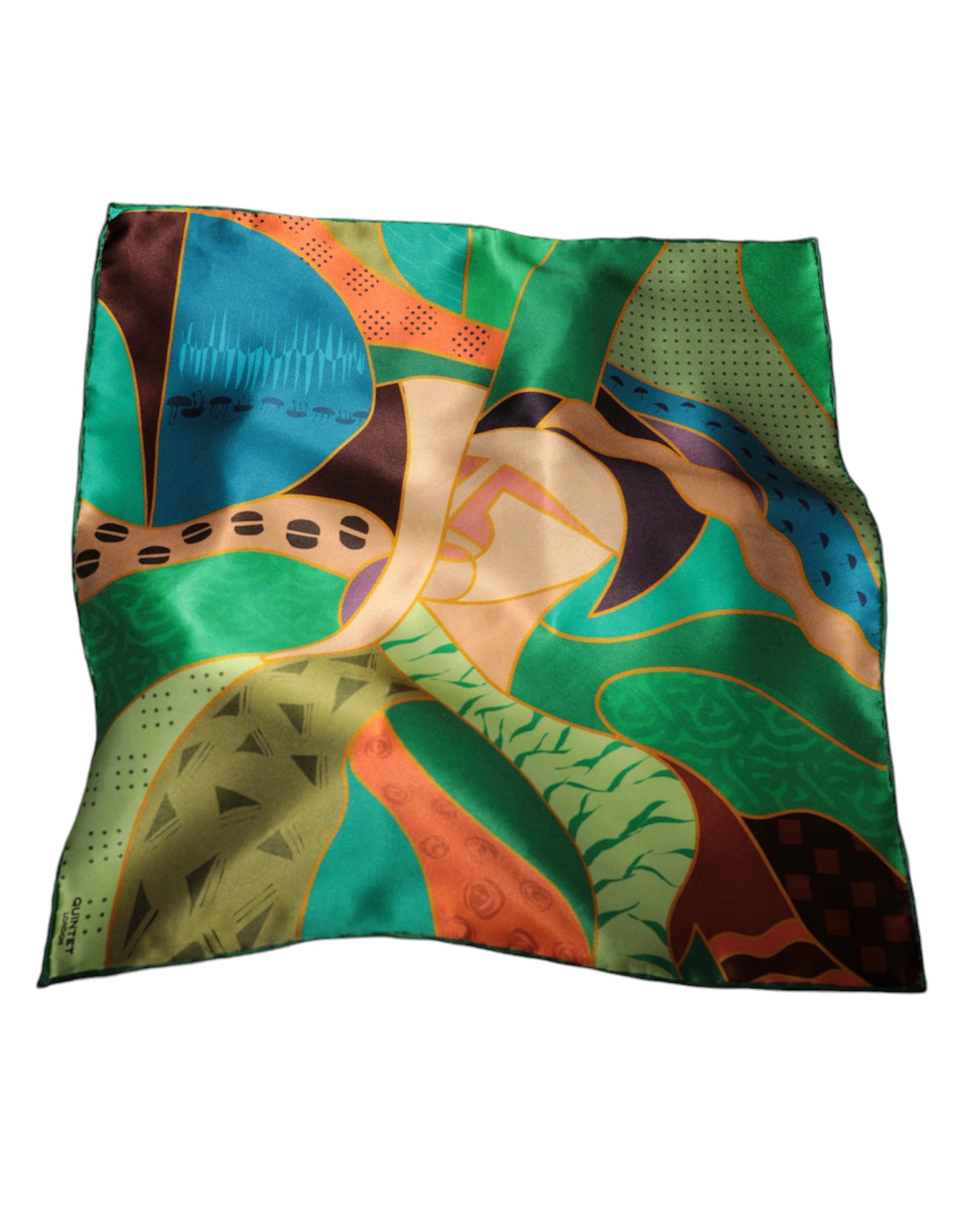 Signature Pocket Square - Citrine and Emerald
